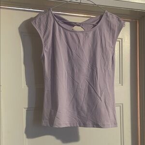 Lilac Cap Sleeve Tank Top